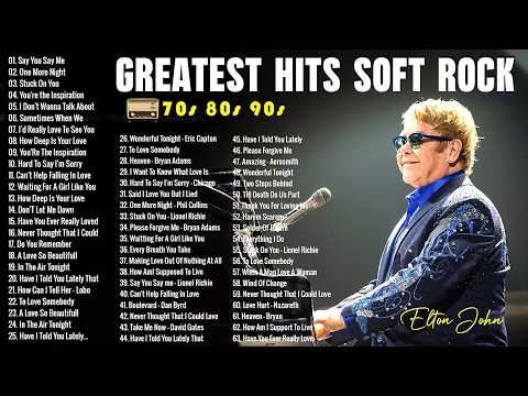 Soft Rock Ballads 70s 80s 90s 🎶Eric Clapton, Phil Collins, Elton John, Michael Bolton, Chicago