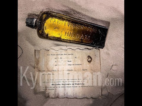 Oldest Message In A Bottle - Discovering the Bottle