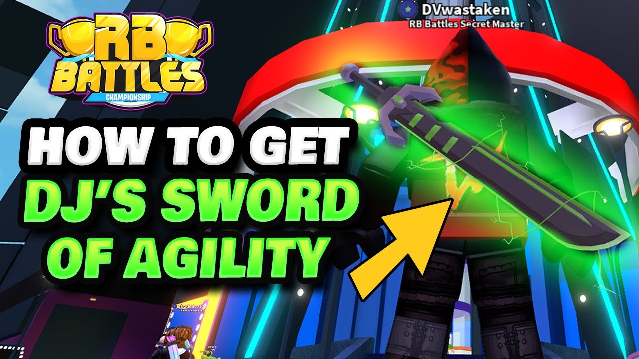 How To Get Djs Sword Of Agility And Secret Badge In Robeats On Roblox