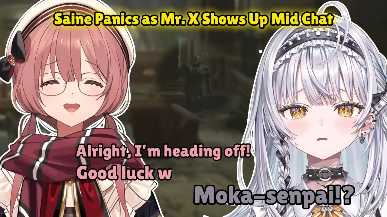 Saine Panics When Mr. X Shows Up Mid Chat ww [Mirage VSPO! Clip / Eng Sub]