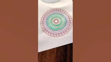 Spirograph Design#relaxing  #oddlysatisfying #spirograph #design #satisfying #art #shorts