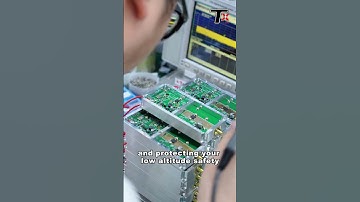 Drone jamming module, full frequency band coverage, stable signal transmission #dji #factory #drone