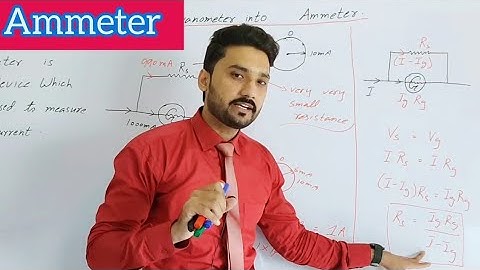 Ammeter | conversion of galvanometer into Ammeter | in Urdu/ Hindi | 12th class phy | phy ka safar