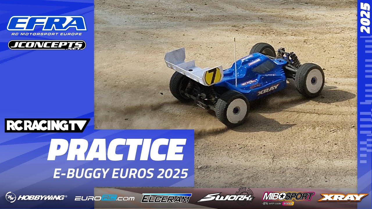 Practice Day - EFRA 1/8 E Buggy European Championships 2025 Presented by JConcepts