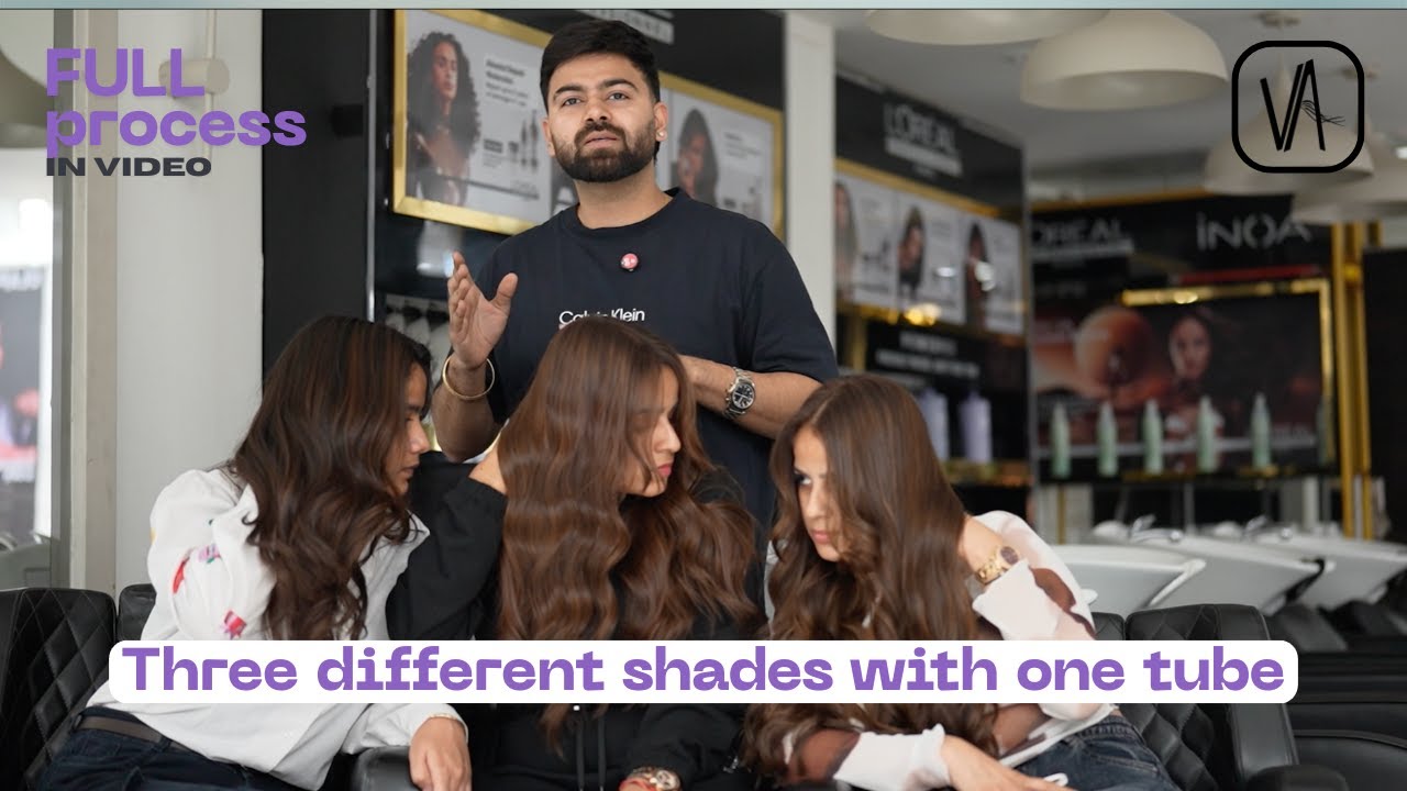 How to do 3 different shades with one single color tube