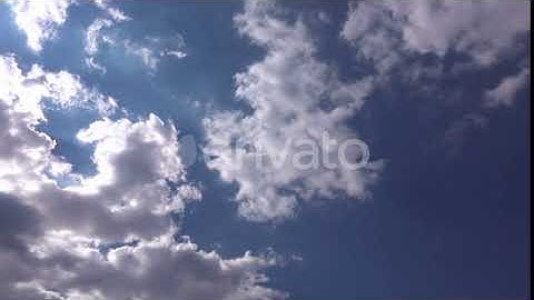 Blue Sky Background With White Clouds | Stock Footage - Envato elements