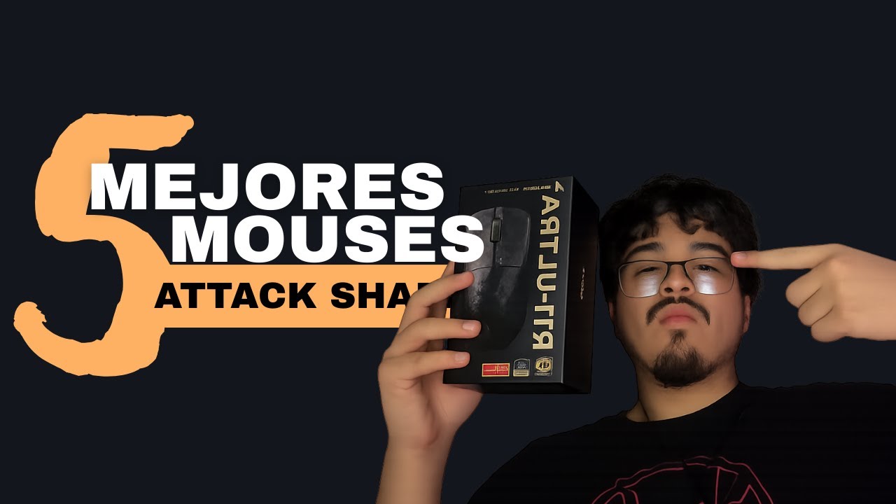 TOP 5 MEJORES ATTACK SHARKS EDICION MOUSES