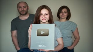 СЕРЕБРЯНАЯ КНОПКА YOUTUBE | РАСПАКОВКА КНОПКИ В НОВОМ ДИЗАЙНЕ