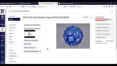 Fall 2019 Introduction Video MTH 161