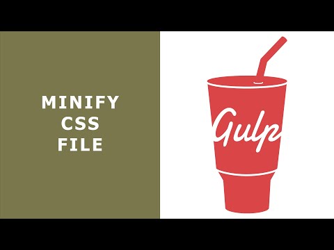 Minify CSS File With Gulpjs
