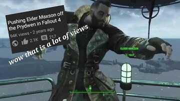 How I Pushed Elder Maxson off the Prydwen in Fallout 4 (100 Subs Special)