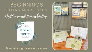 #NotConsumed Beginnings Letters & Sounds | Kindergarten Reading | Not using McGuffeys!