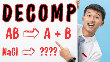 Decomposition Chemical Reactions Explained! | High School Chemistry