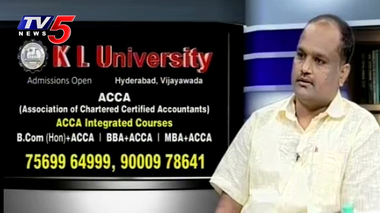 ACCA Course Details And Job Opportunities | KL University | Study Time ...