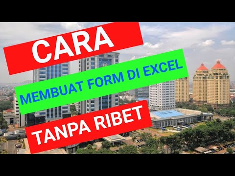 Cara membuat data base di Excel dengan menggunakan form | Tanggal 16
