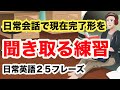 【日常英会話】現在完了形を使った英語フレーズを聞き取る練習【日常英語２５フレーズ】(010)