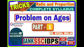 Ages Part 1⃣ ratio and proportion for JKSSB Account Assistant By home academy