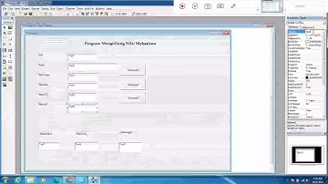 menghitung nilai akhir mahasiswa menggunakan visual basic 6.0