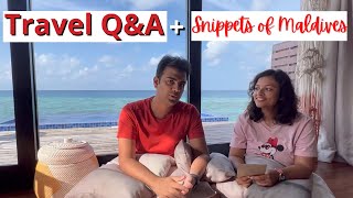 Travel Q&A | Our Travel Budget | How To Plan Travel With Work? | Maldives Vlog | Insider Gyaan by Insider Gyaan 4,969 views 1 year ago 15 minutes