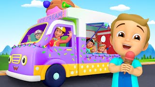 Wheels on the Ice Cream Truck Rhyme & Song for Kids