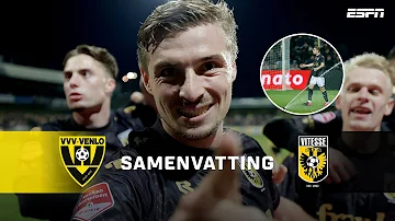 DUEL VOL CHAOS: RODE KAART, STAKING en WATERSPROEIERS ???? | Samenvatting VVV-Venlo - Vitesse