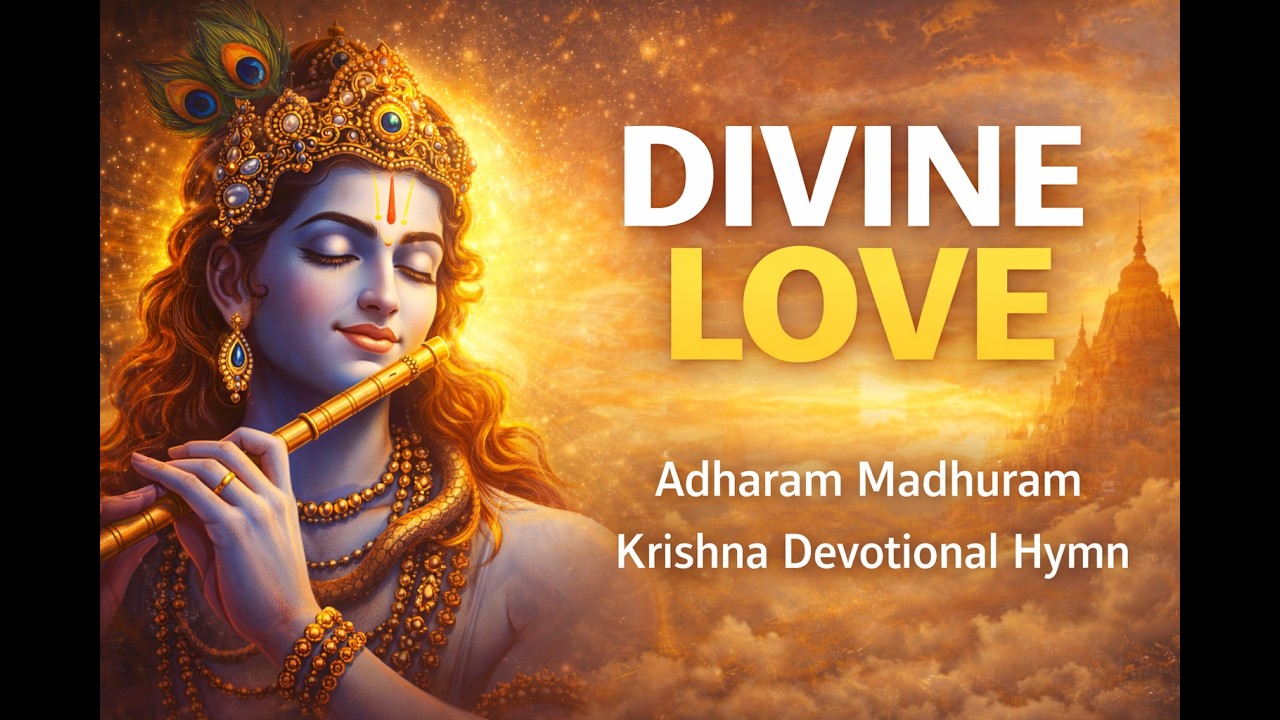 Adharam Madhuram | Krishna Devotional Hymn for Divine Love - YouTube