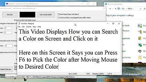 Find Color on Screen and Click on it - DayDayNews