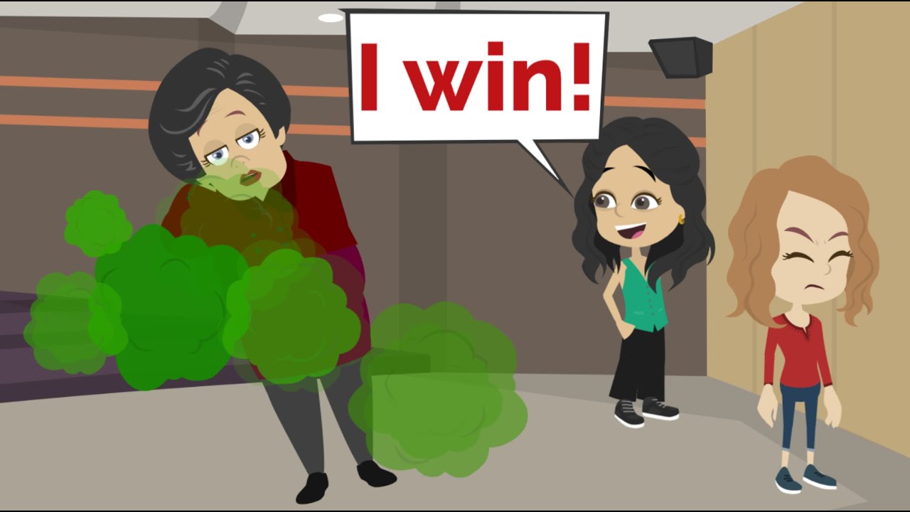 Nora DESTROYS Ms. Noodle with FARTS | English story | Basic English communication