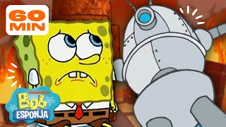 Bob Esponja | Todos os ROBÔS de Todos os Tempos em Bob Esponja Calça Quadrada! 🤖 | Português