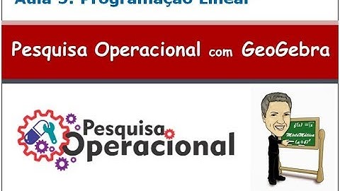 Aula 05 - Exemplo de Programação Linear (com o uso do GeoGebra)