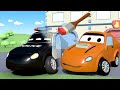 Der Streifenwagen in Autopolis -  Die unsichtbar machende Farbe - Autopolis 🚒 Cartoons für Kinder 🚓