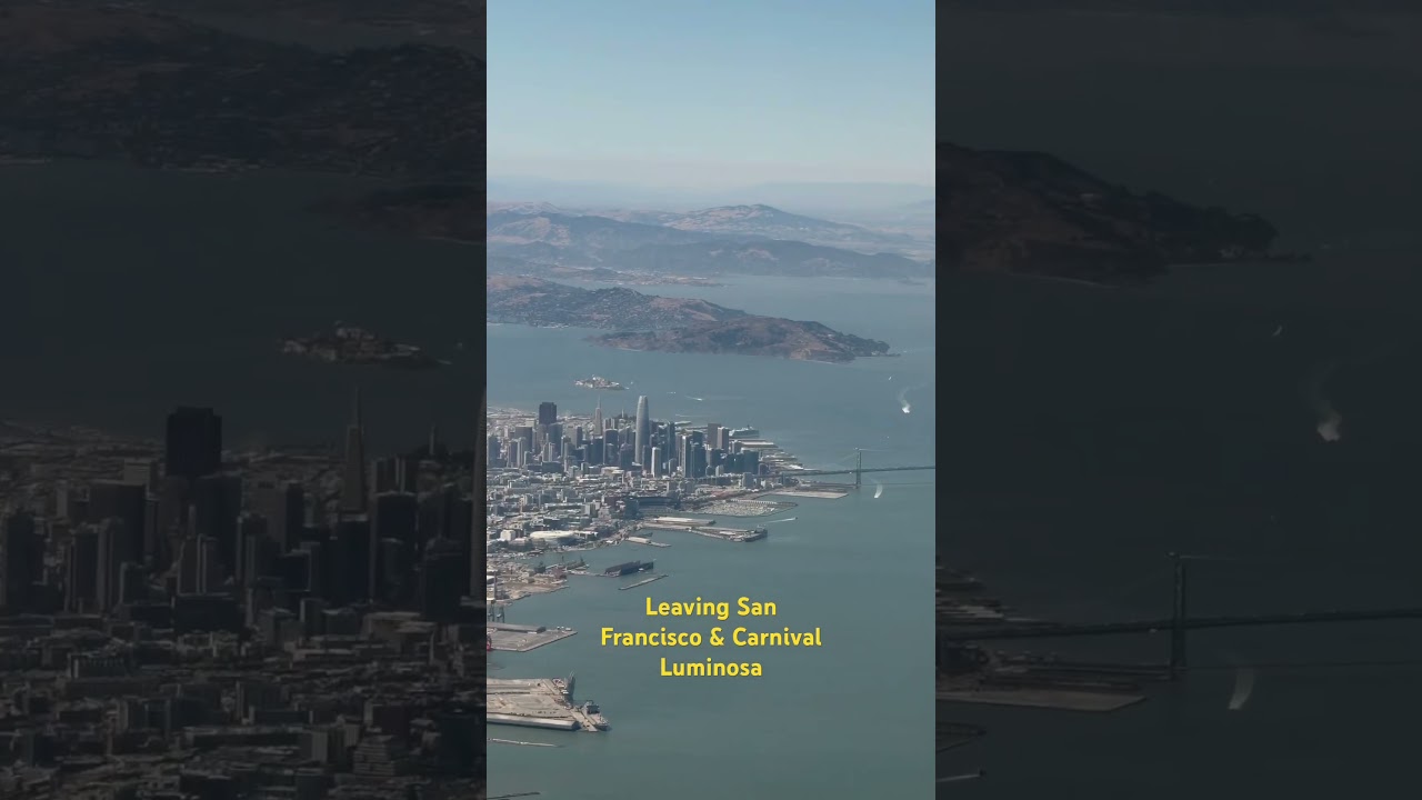 Leaving San Fran & Carnival #Luminosa after a 10 Day #Alaska cruise vacation #carnivalcruise