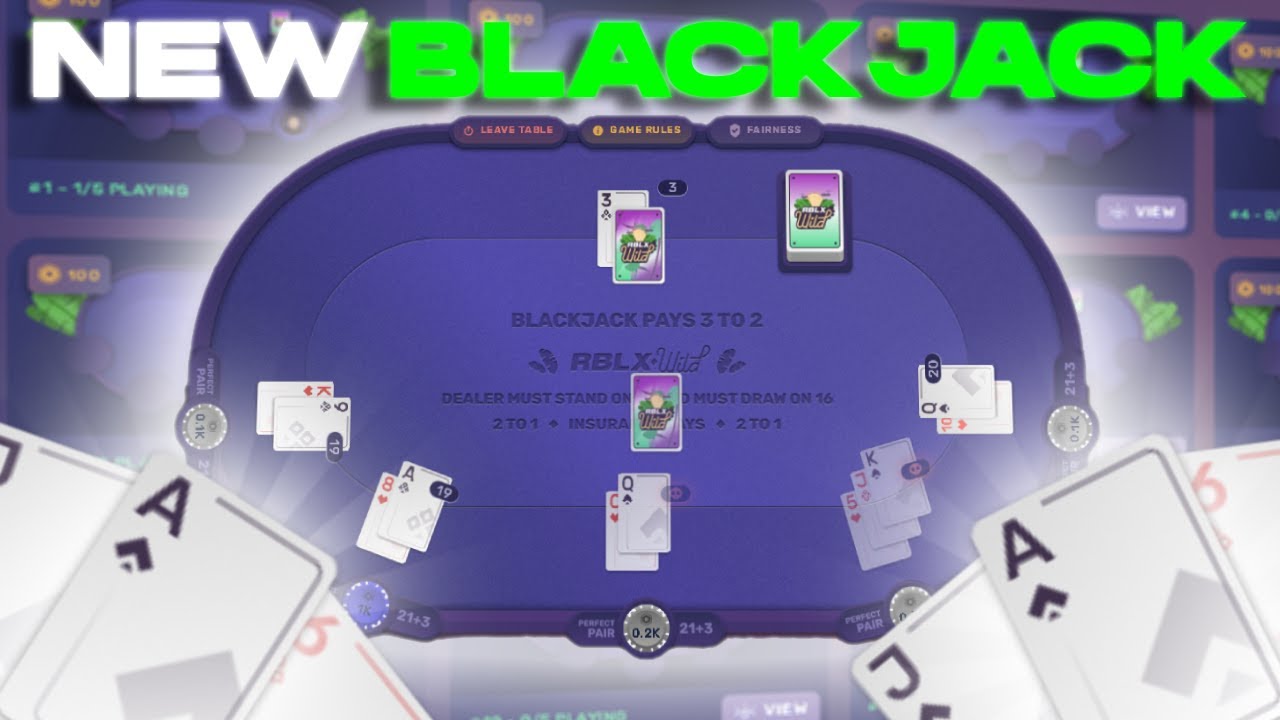 A Tutorial To RBLXWild Blackjack! 