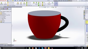 Tea Cup | Solid Work | Engineering