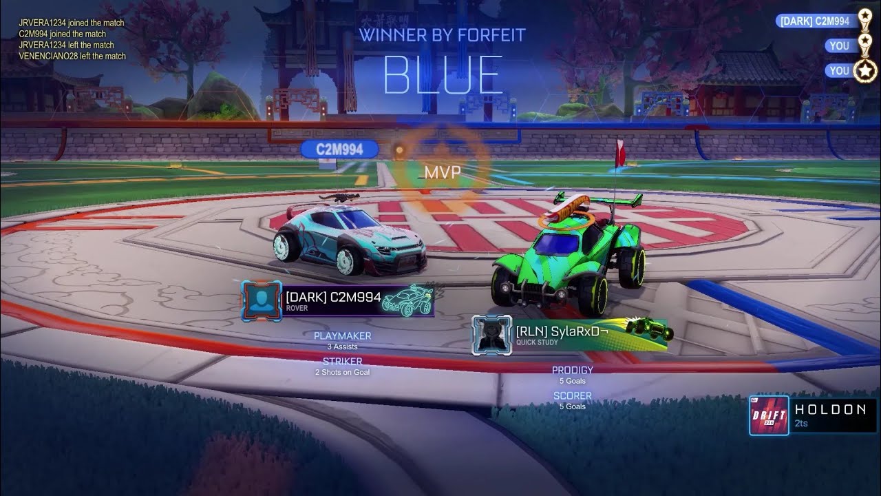 H O L D O N - 2TS | PLAYER ANTHEM & MVP | ROCKET LEAGUE