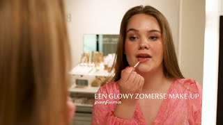 Een glowy zomerse make-up look | tutorial door Parfuma