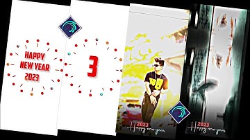 2023 Happy new year status Video Editing In alight motion | Trending Lyrics | Viral Status