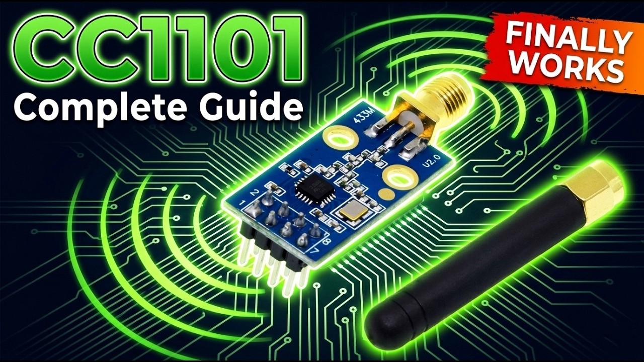 CC1101 Wireless Module Complete Guide — Wiring, Library, Transmit ...