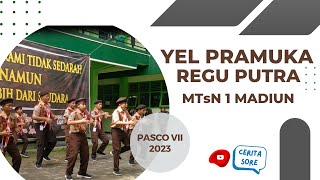 FANTASTIS !!! MTsN 1 MADIUN YEL PRAMUKA REGU PUTRA | PASCO VII 2023