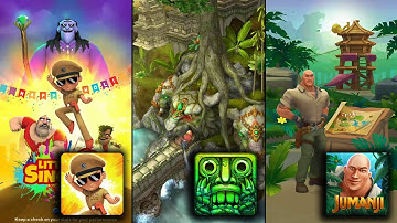 Little Singham Vs Temple Run 2 Lost Jungle Vs Jumanji Epic Run - Endless Run Gameplay