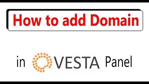 How to domain host on vesta panel