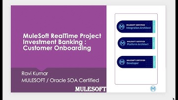 MULESOFT PROJECT -:- SESSION-03 -:- CUSTOMER MODULE -:- MULESOFT REALTIME PROJECT