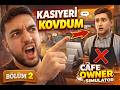 KASİYERİ KOVDUM! 😡 | Cafe Owner Simulator Bölüm 2