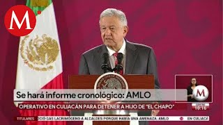 Informe sobre operativo en Culiacán estará en internet: AMLO