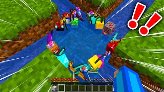 【マイクラ】流れるプールの裏技が面白すぎるwww