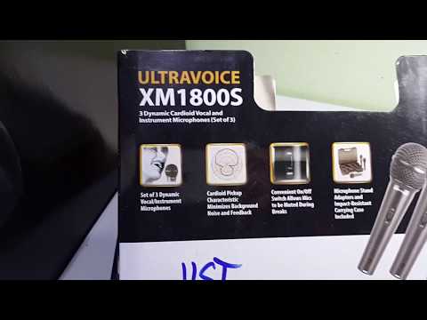 Behringer XM1800S Wired Microphone Walkthrough