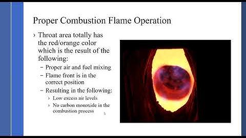 Boiler Combustion Flame Visual Inspection