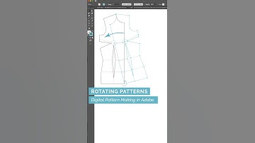 36/49 Rotating Panels - Digital #patternmaking  in #adobeillustrator #fashiondesign