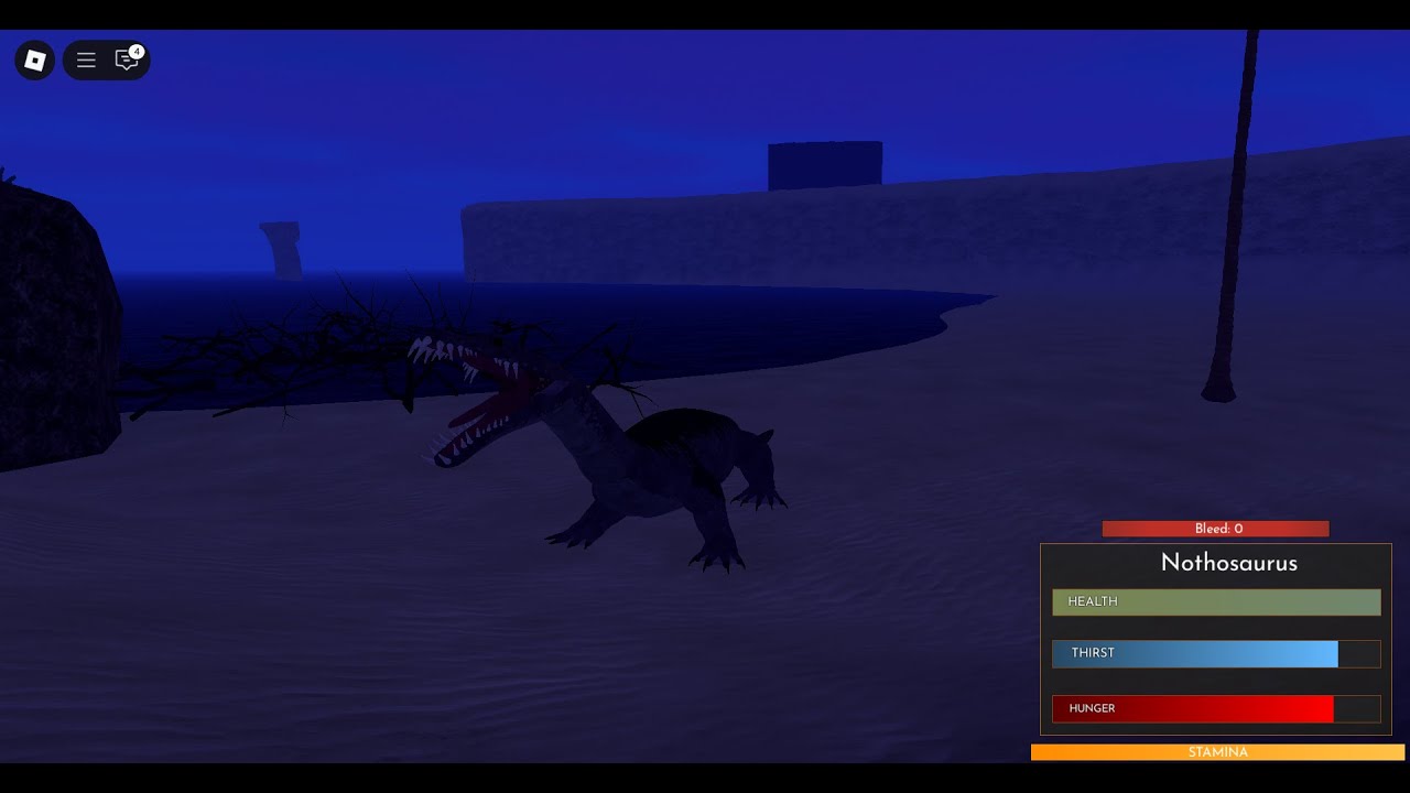 Nothosaurus Browses For Food Fallen Ashes Roblox YouTube 
