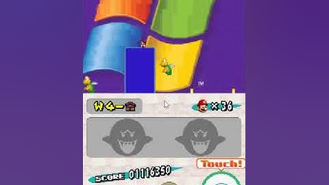 NSMB Custom Level Windows XP